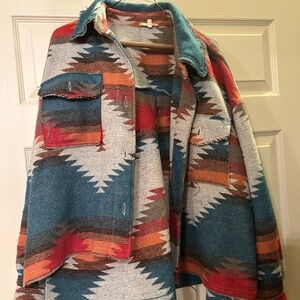 Aztec western shacket